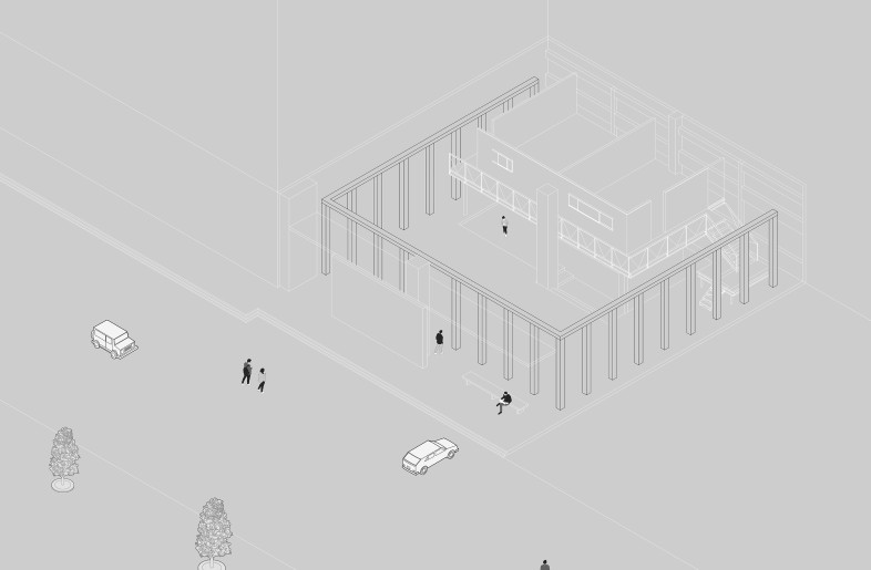 Axonometric drawing - OAOA Studio