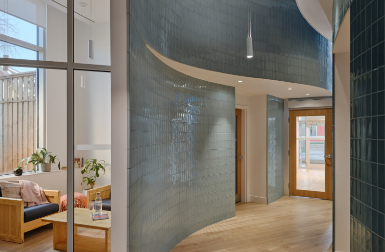Resources precious to Canada’s Indigenous communities – namely, water – are easily read inspiration throughout the spatial concept. - Doublespace