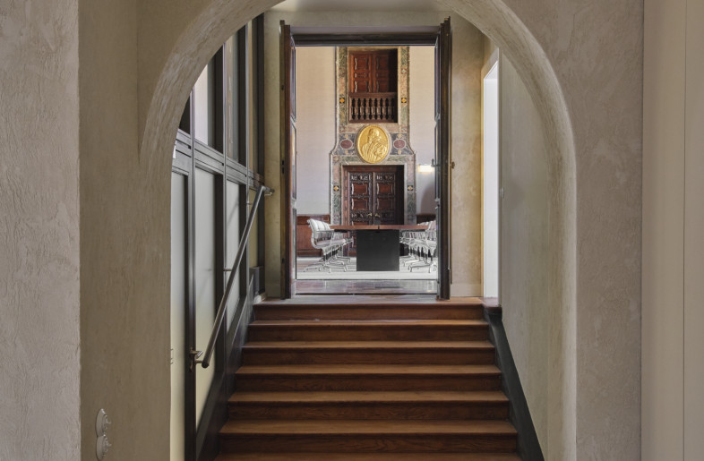 View through the newly designed arch. - Elias Hassos