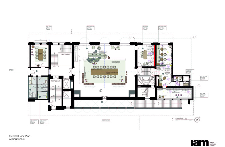 overall floorplan  - without scale - iam interior architects munich