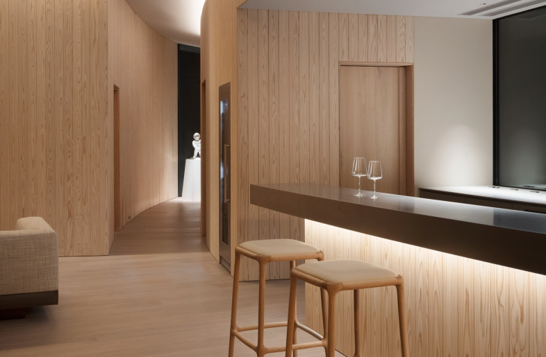 Kitchen and Arc Corridor - Takumi Ota