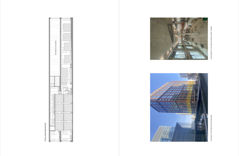 Longitudinal section & building photos - Baranowitz + Kronenberg