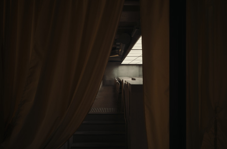 A view towards the bar seating. - David Chatfield