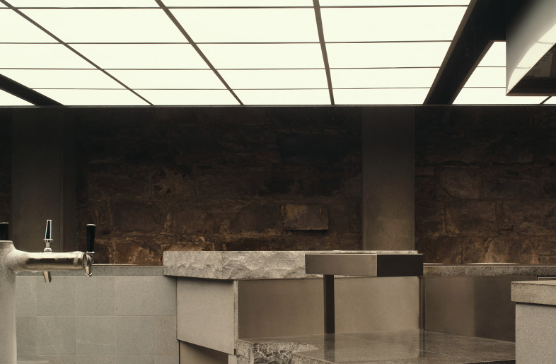 Large panels on the ceiling simulate daylight. - David Chatfield