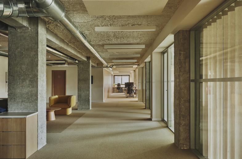 Much of the office is kept as open as possible. - David Zarzoso