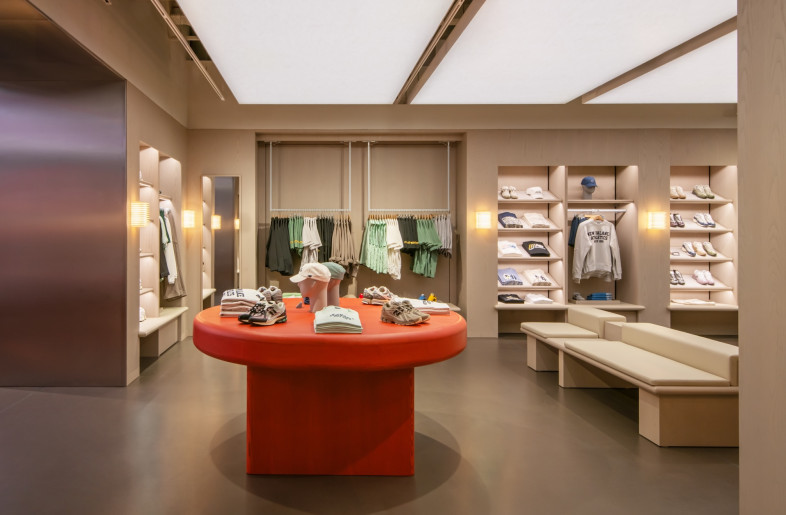 There is plenty of space throughout the store to sit and lounge while shopping. - Courtesy of Universal Design Studio