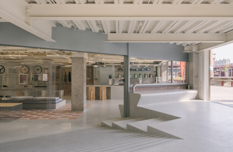 The 1,002-sq-m space is arranged into two core zones: The Garage and The Experience Hub. - Wen Studio