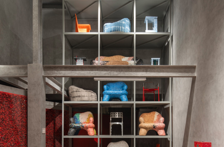 With handwoven furniture and naturally dyed soft furnishings in vibrant tones, the SCCC remains playful. - Ernest Theofilus