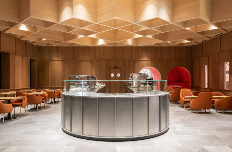 A redesigned café and store make up the ground floor. - Marco Cappelletti