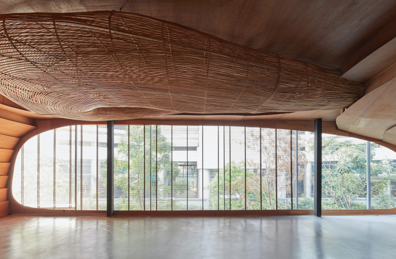 Large Yoga Studio - Teak Marine plywood - Photo:https://www.edmundsumner.co.uk/