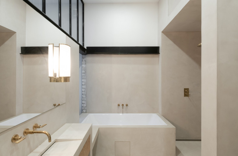 bathroom, all surfaces in Beton Ciré - Stefan Wolf Lucks
