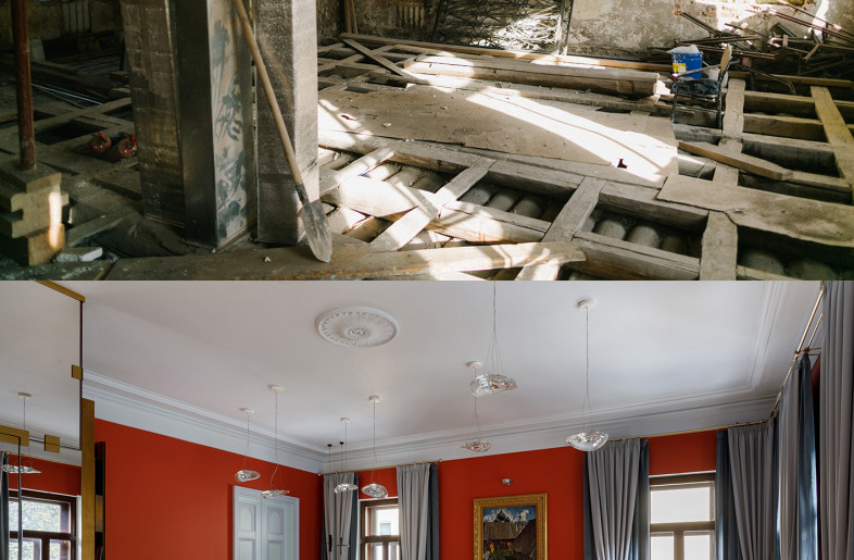 The image of the CEO's cabinet before and after - Photographer - Alexander Volodin