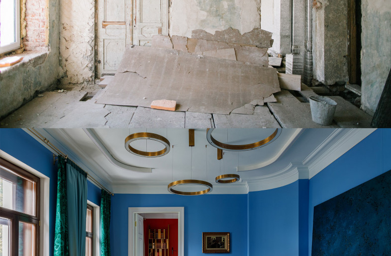 The meeting room before and after - Photographer - Alexander Volodin