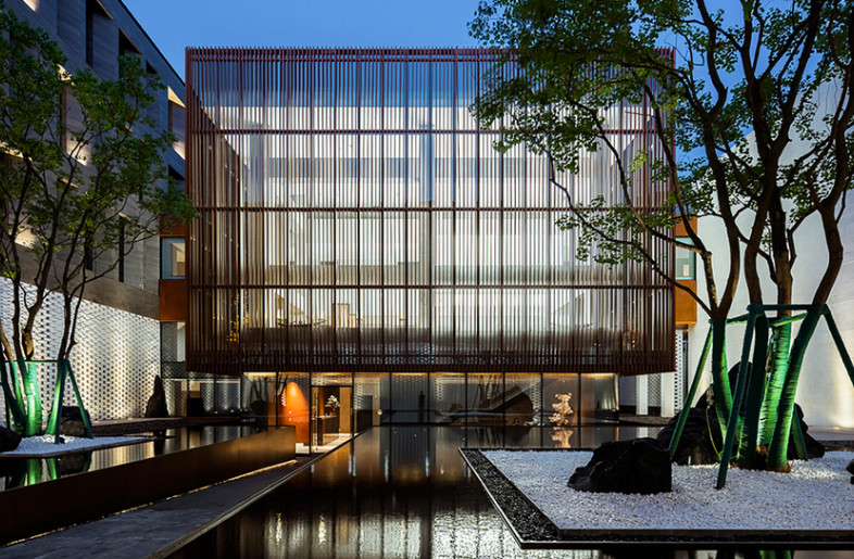The Sanshan Courtyard to Reception - Xiao Tan & IAPA