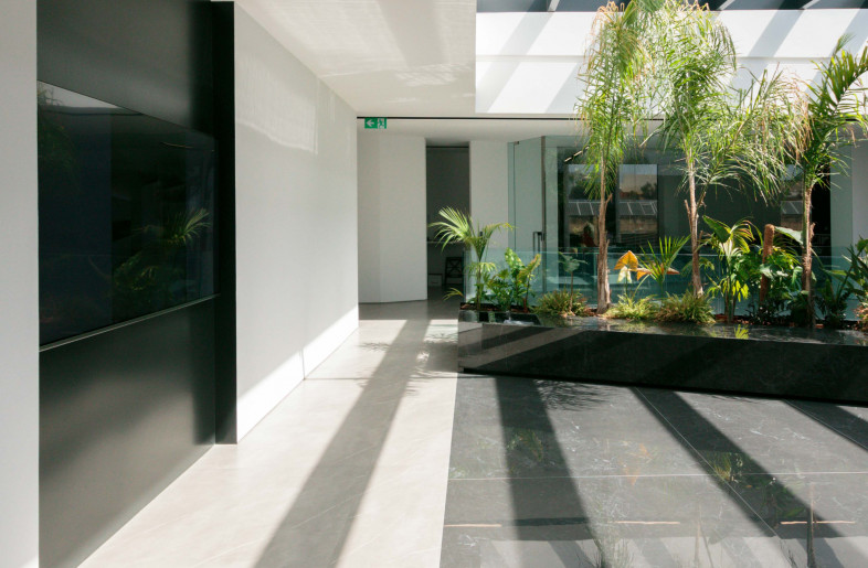 Skylight over Central Common Area Creating Shadows - Rakel Vella