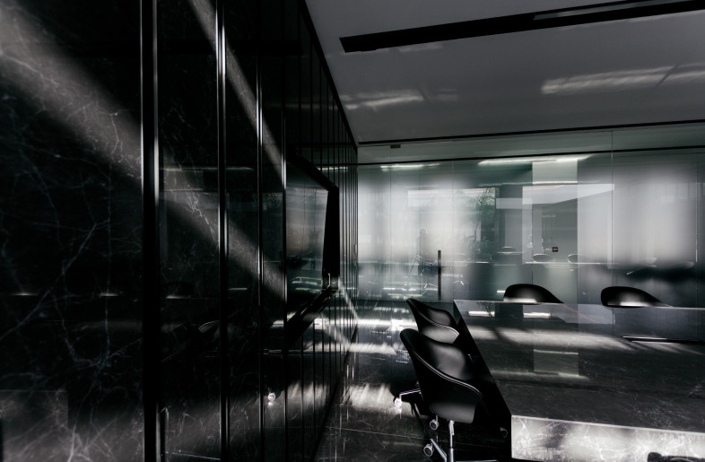 Detail; Shadows Cast inside Board Room from Skylight over Central Common Area - Rakel Vella