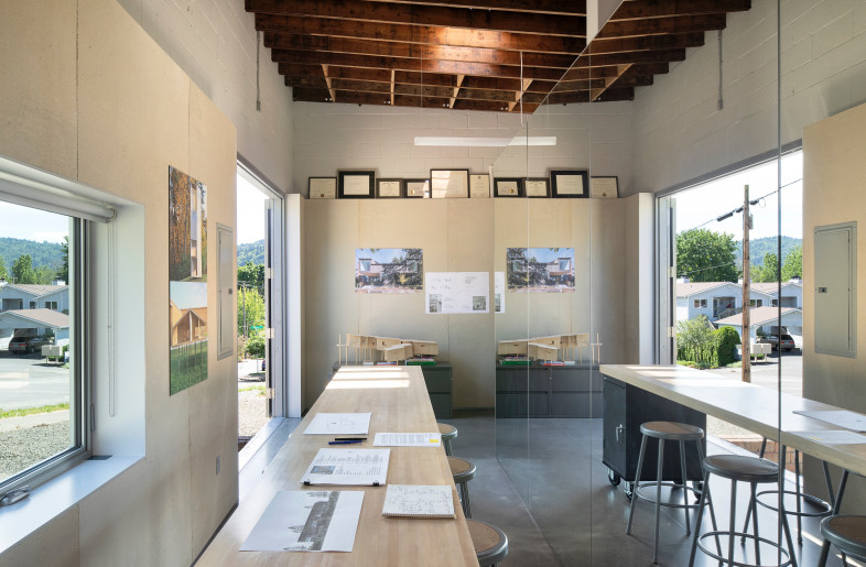 View of meeting area with carriage doors open - Jeremy Bittermann