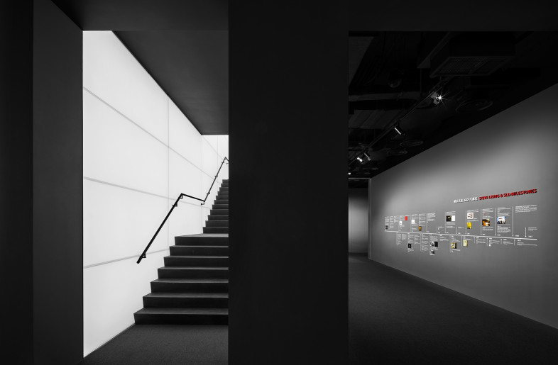 Bright white walls illuminate the staircase’s powerful silhouette, preluding to new and exciting chapters in the upcoming future. - Mr. Sun Jun