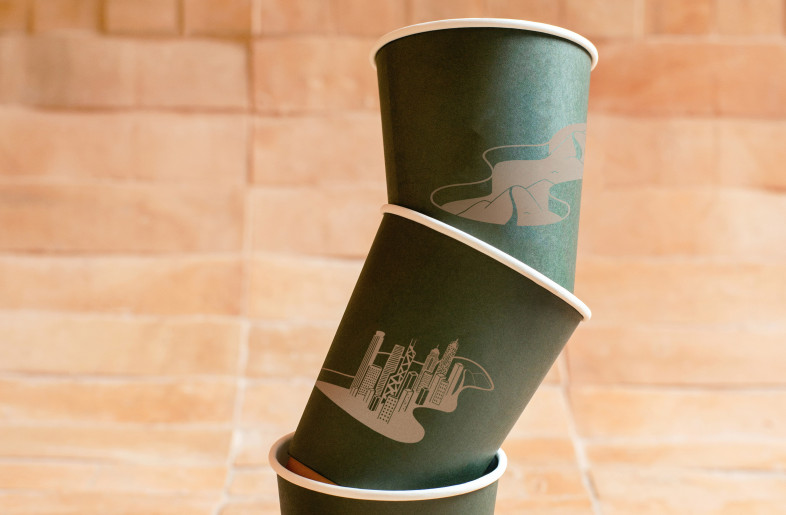 Evolving with seasonal and flavour changes, the negative space in Mother Pearl’s logo serves as a vessel for the sensations that emerge from sipping bubble tea. - Photographer: Amanda Kho