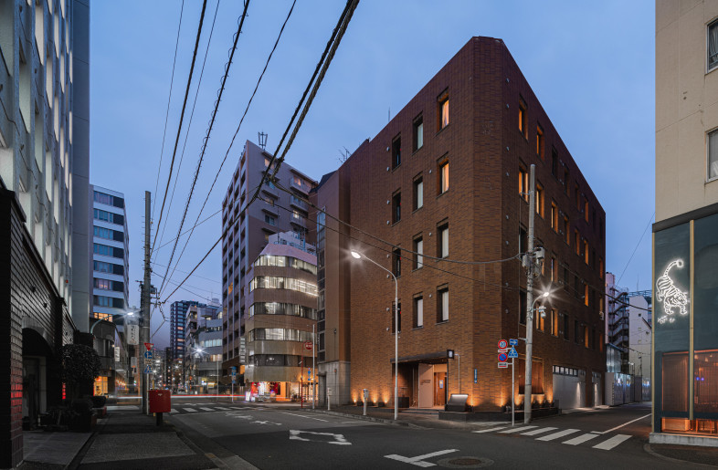 Exterior View of BnA_WALL - Photo: Tomooki Kengaku