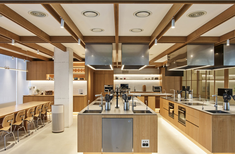 A space for cooking class where visitors can cook unique foods and experience culture of various countries of the world - ‘Experience’ section