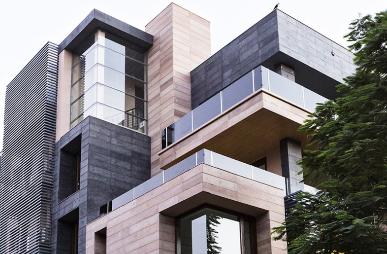 Frameweb | Cuboid House by Amit Khanna Design Associates