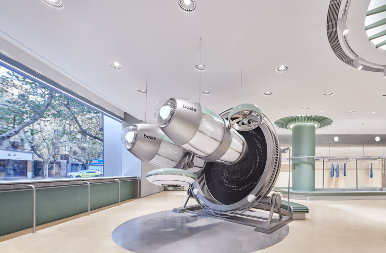 Space jet installation - leaping creative