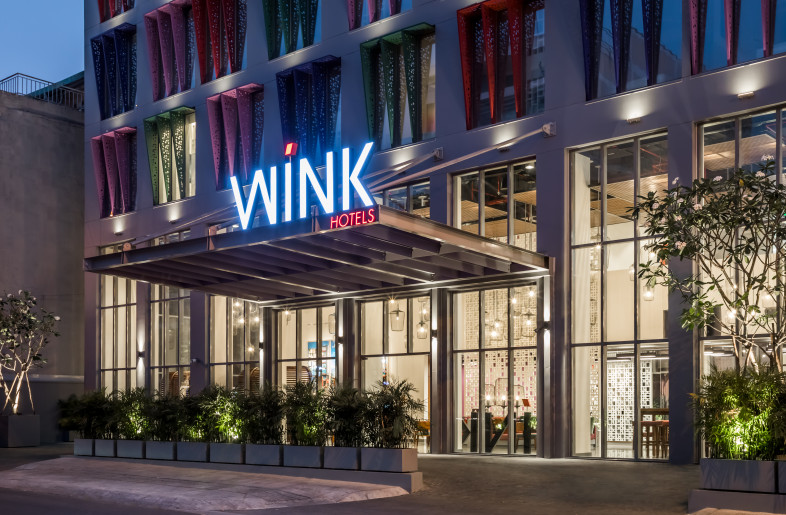 Wink Hotel Saigon Centre entrance - Oki Hiroyuki