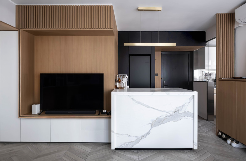 Living Room & Breakfast Bar - Lisa J. Lai