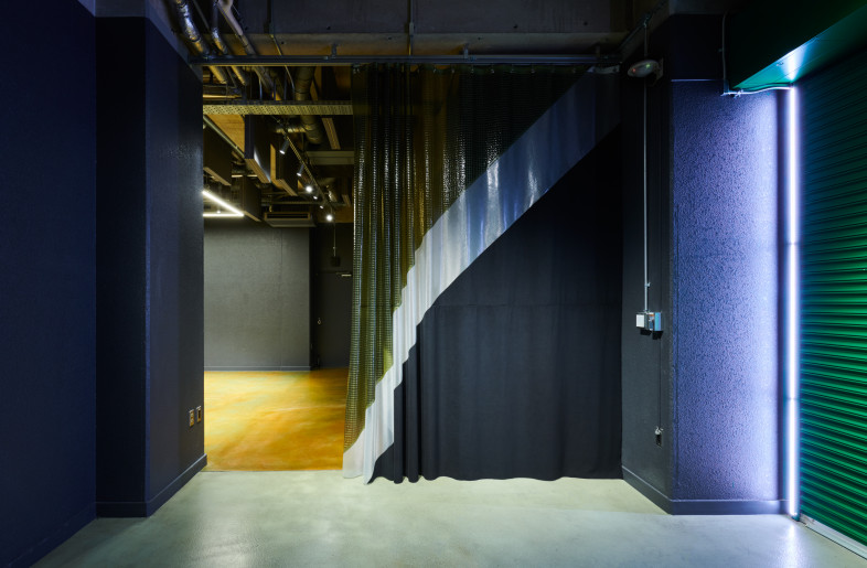 The ‘crazy pattern’ curtain (open) - junpei kato