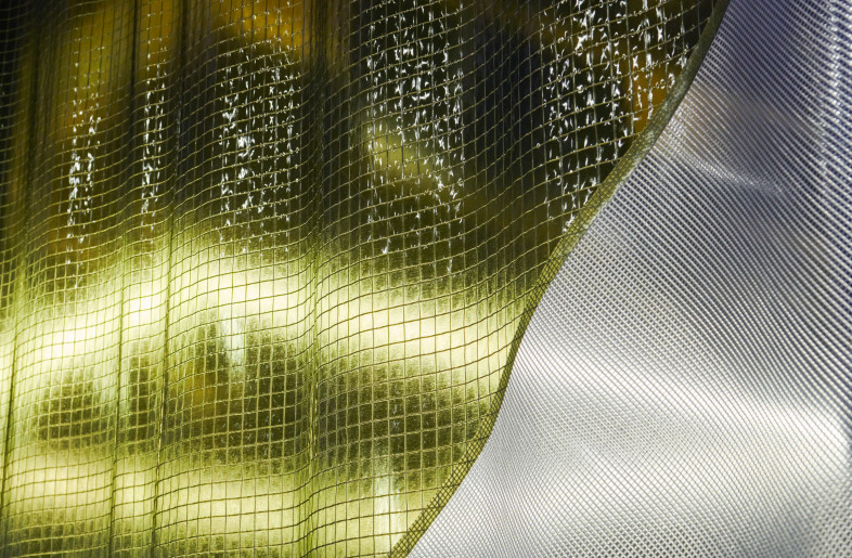 Three materials with different transparency and refractive indices - junpei kato