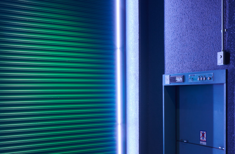 Existing elevator and illumination - junpei kato