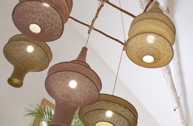 Morocco textile lamps - Jordi Miralles