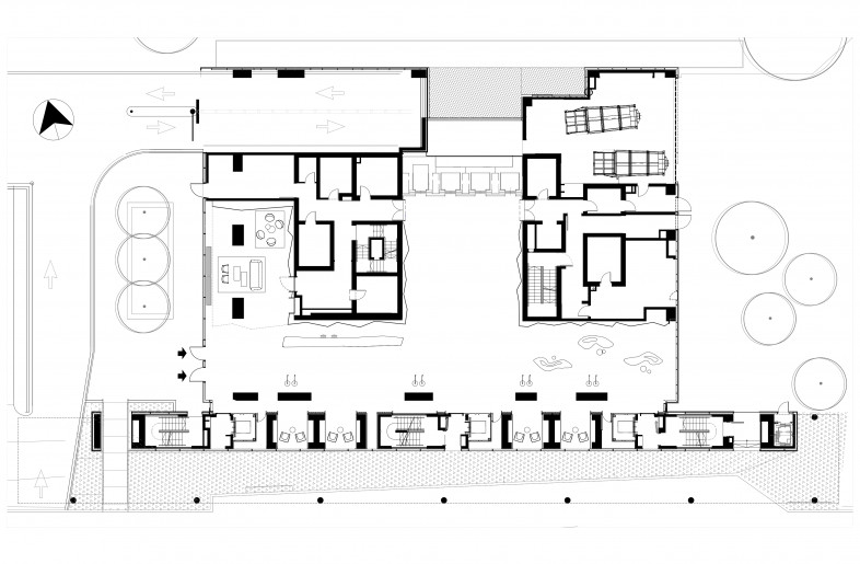ground floor plan - Pitsou Kedem Architects