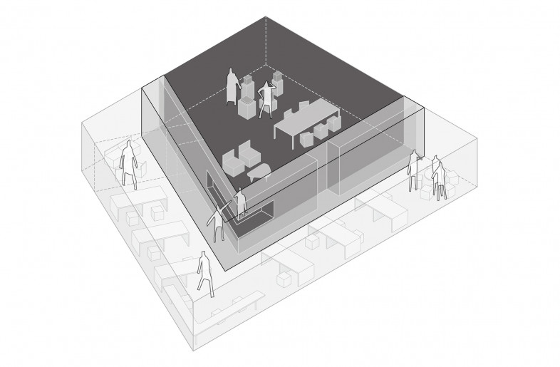 Space concept - line+