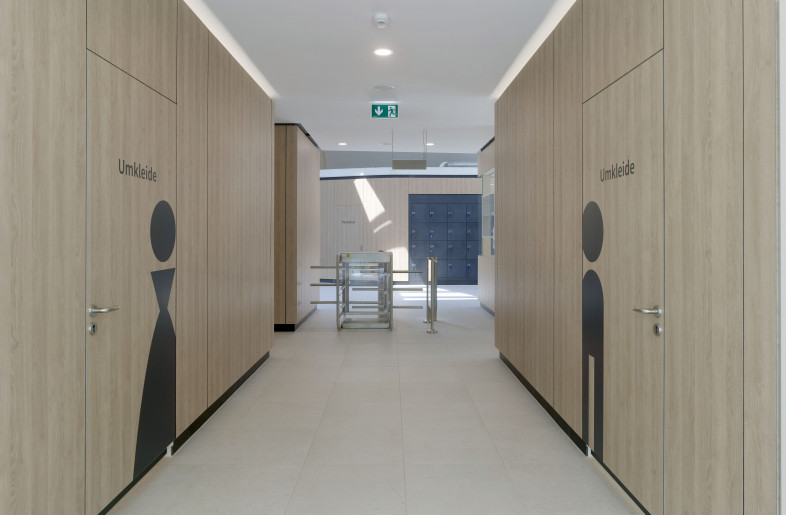 access area foyer changing area - Roland Halbe Fotografie