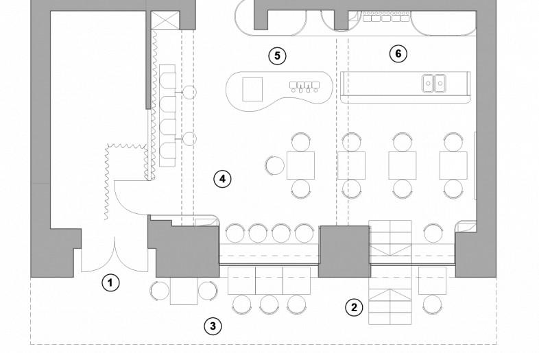 the full layout of the space - Nadia Khalil and Stefan Prigoreanu