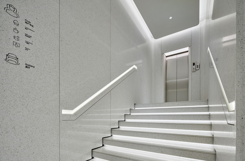Elevator hall on the second floor - FANGFANG STUDIO