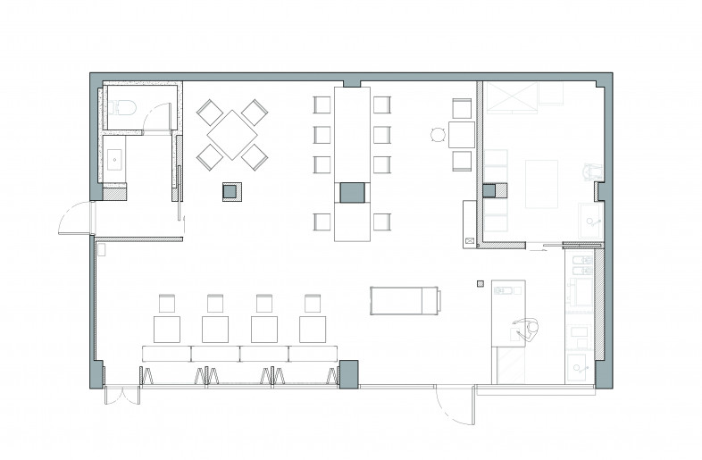 Floorplan of SSAP COFFEE - Design by 83