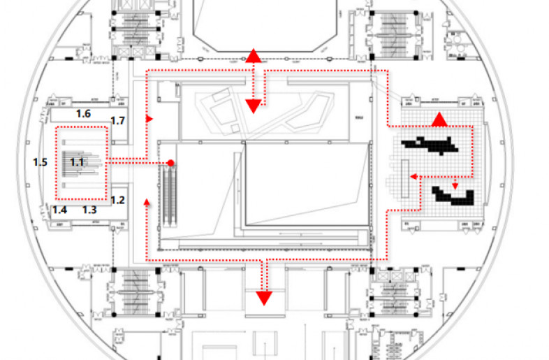 Exhibition outline and streamline design - Silkroad Visual