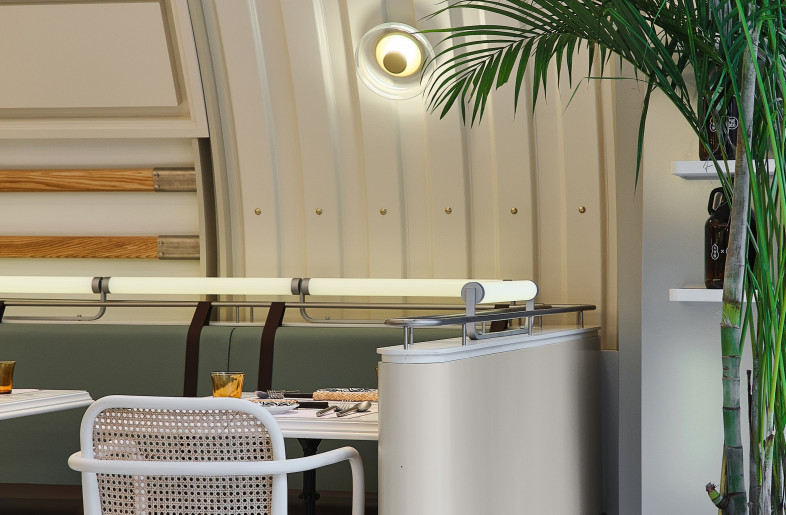 Special lamps in the dining area - ingallery