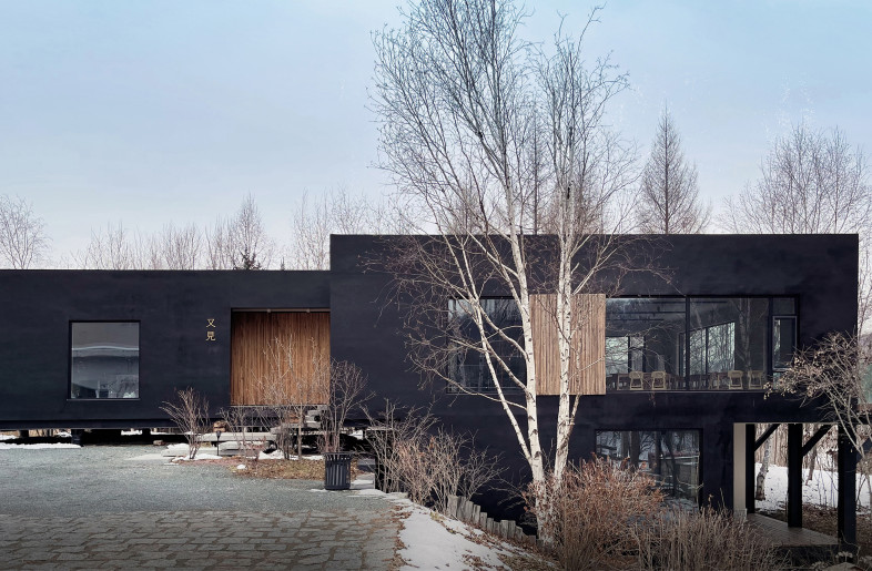 black palette used in the building - Poly Design Stodio