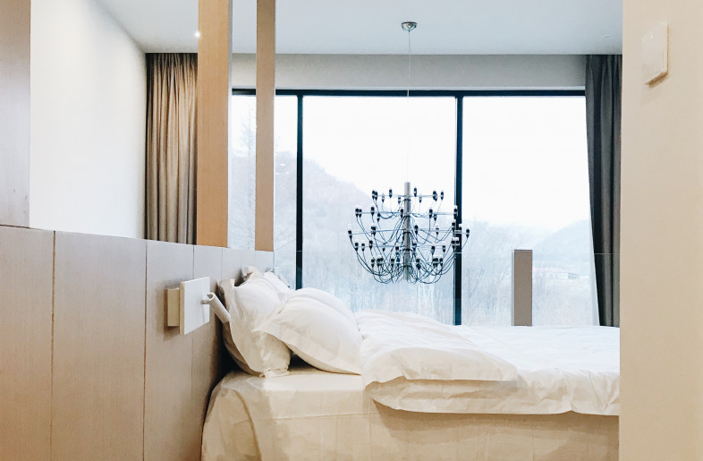 enjoy the view out the window at bedrooms on the second floor - Poly Design Stodio