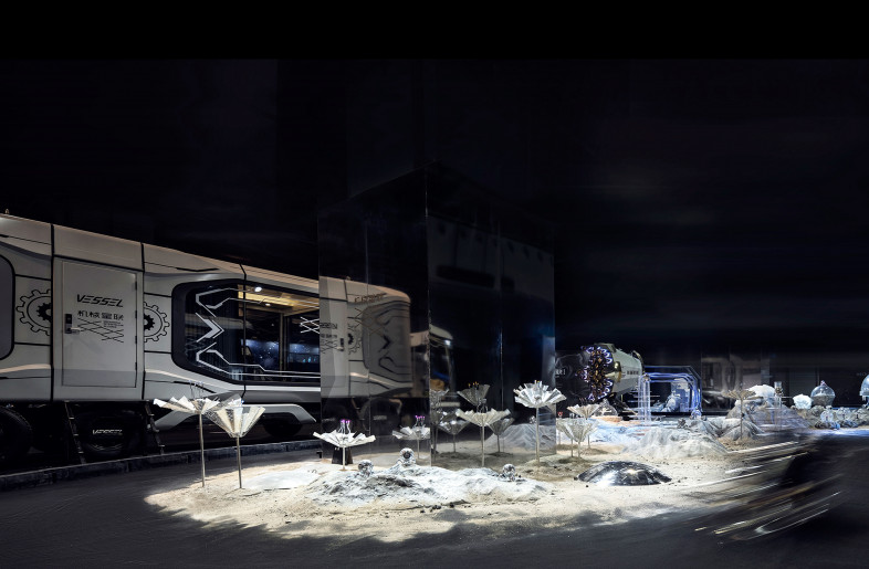 “Flash-Future City”：Future species haunt, explorers, alien desert, we create a future city in a romantic imagination. - Zhaoliang Qin