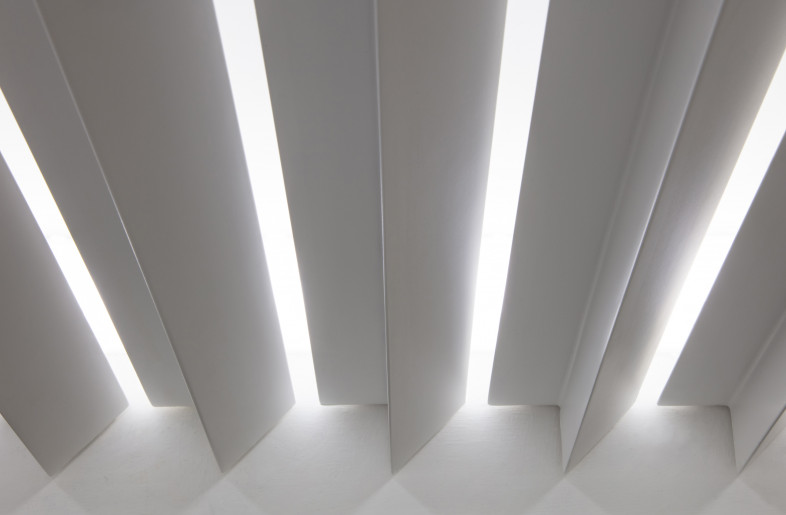 Interior details tie in with the core brand element “Z” - Alan Chan Design Company