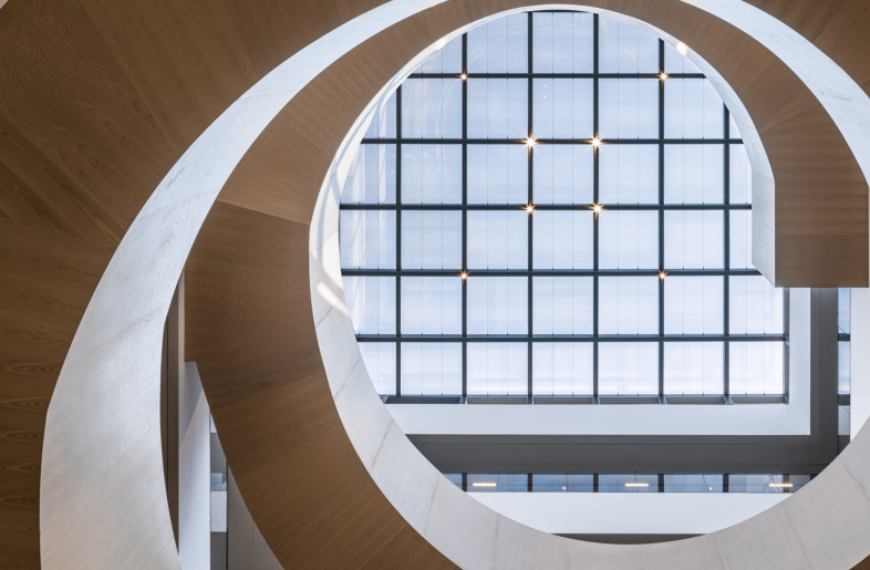 View of stairs from first floor - Wu Qing Shan