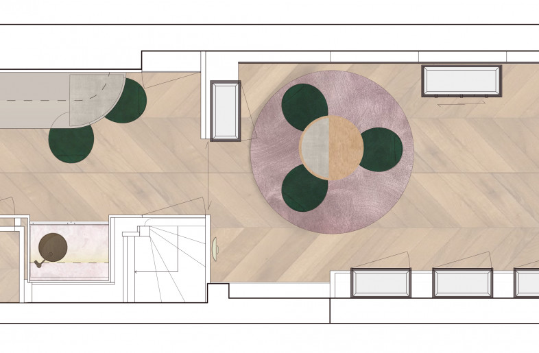 Marjan Sterk Boutique floor plan - Tom Postma Design