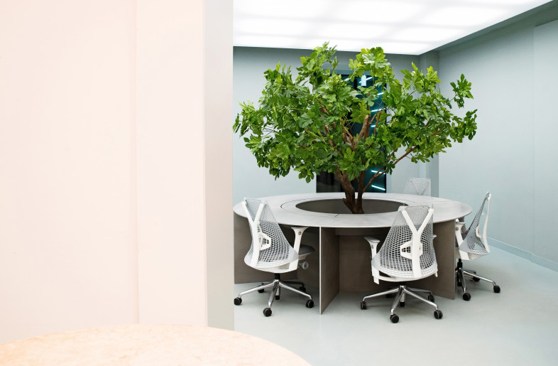 View from the pink room to the office - Johnny Nghiem