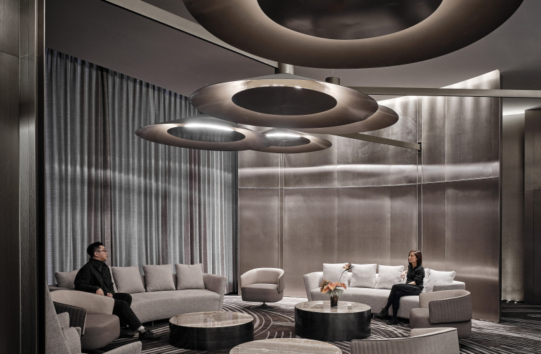 The main purpose of this lounge is for celebrities to take a rest or hold press conferences. - Jonathan Leijonhufvud Architectural Photography