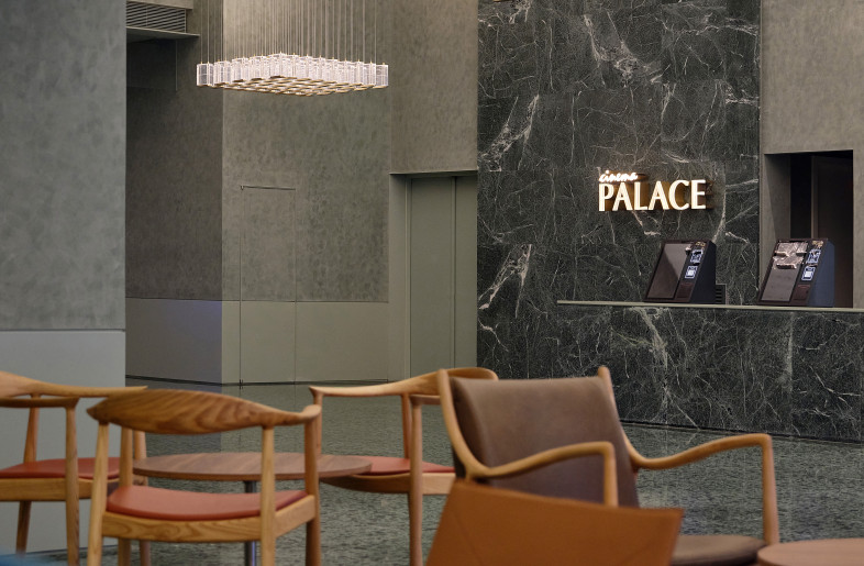 The audience can see the design concept ‘chandelier’ throughout the whole cinema space. By using the contrast of various colours, materials and lighting, we created an interesting and rich space, so that the audience feels like they are in a world of ‘illusion’. We would like the audience to have the same unique feeling after watching a magnificent movie. - Jonathan Leijonhufvud Architectural Photography